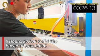 Insane Productivity! 8 Hours = 20,000 Rolls — Real Factory Footage!