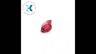 SOLD - Natural Rhodolite Garnet Asscher cut - $46.00 – 1.95 Ct VS1 – 6.45mm