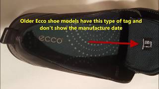 How to spot original Ecco shoes production date.