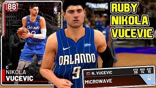 RUBY NIKOLA VUCEVIC GAMEPLAY! BEST VALUE CENTER IN NBA 2k19 MyTEAM