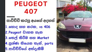 Peugeot 407 Sinhala Review | 2004 - 2011, 406 vs 407, Saloon Cars Sinhala, Peugeot Cars Review SL