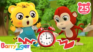 Hickory Dickory Dock | Fun Kids Songs & Nursery Rhymes | Sing Along Animal Friends! - BarryTiger