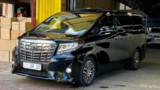 🚘 Toyota Alphard Executive Lounge 2016 V6 3.5L រុស្ស៊ី​✅ សុំណុំដើម 100% ‼️ ( ចង្កូតឆ្វេងស្រុីន )