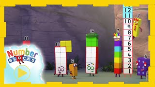 Numberblocks - Apprendre à compter | Niveau trois jaune | Épisodes complets 13-16