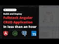 Build a Full-Stack Angular App and deploy to the cloud using: node.js, express, postgres & remult