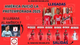 América de Cali inició la pretemporada 2025. Fichajes - Salidas - Todas las Novedades.