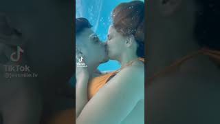 kissing in the water #foryou #shorts #reels