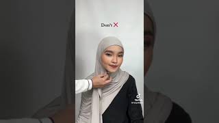 Hijab for round face