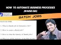 Batch jobs in #microsoftdynamics365 #financeandoperations #d365talks #shriramsivasankaran #d365fo