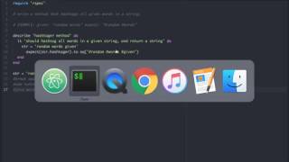 Hashtag generator method using TDD - Ruby interview question.