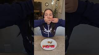 How to eat a Reeses Valentines heart #youtubeshorts #shorts #funny