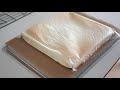 sub 우유맛 가득~촉촉한 화이트밀크 롤케이크 만들기 white milk roll 우미스베이킹 uml s baking