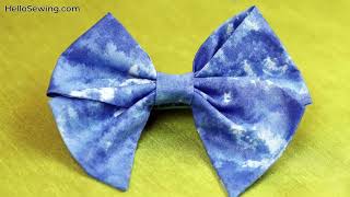 DIY Sailor Bow [How to Sew a Sailor Bow in 10 minutes]