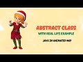 Abstract Classes in Java Explained with Real-Life Example | Java OOP Concepts