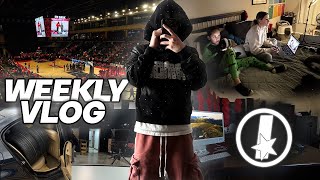 BROKE SRT JEEP + COLLEGE BASKETBALL GAME + WENT LIVE ON TV | WEEKLY VLOG 1