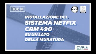 CVR | FOCUS ON | Sistema Netfix CRM 490 - Installazione su un lato della muratura