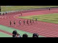 r2中信新人　男子100m決勝 松本国際・市川