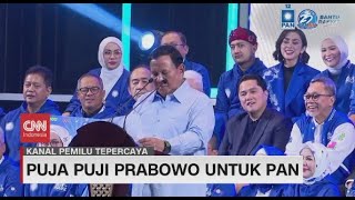 Puja-Puji Prabowo Untuk PAN, Muhaimin Dipeluk Ketum 3 Partai