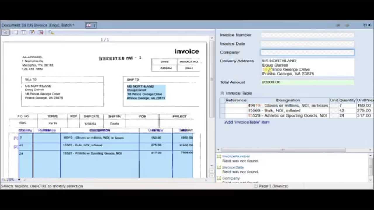 Invoice OCR, Data Capture And Processing Invoices Automatically ...