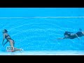 coach rescues world class swimmer from bottom of pool