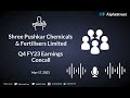 Shree Pushkar Chemicals & Fertilisers Limited Q4 FY23 Earnings Concall