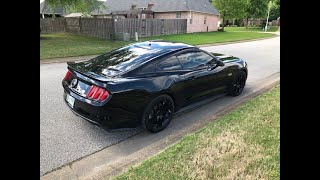 Ceramic Pro on Black Mustang