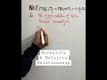 relationship between normality n and molarity m short