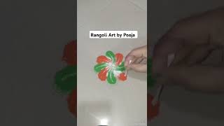 🇮🇳Republic day rangoli # reverse rangoli #easy rangoli #rangolidesigns#youtubeshorts