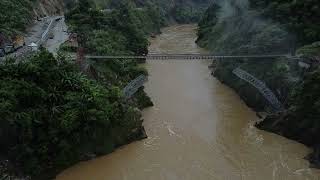 BRO is constructing a 100m Steel Arch Signature Bridge over Siyom River in Arunachal Pradesh.