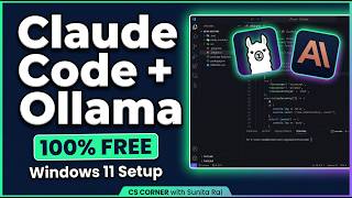 Claude Code FREE on VS Code: Ollama Setup for Beginners (Windows 11) 2026