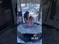 it’s below freezing. what do you do ice icequeen frozen icebath couple funny cold