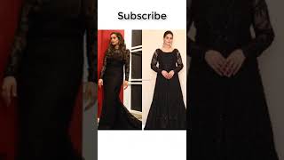Slaying in Black | Aiman khan and Minal khan in same black dress #trendingvideos #shorts