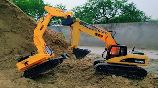 Huina 1510 vs Huina 1550 RC Excavator | RC Excavator Fight | Huina RC Excavator