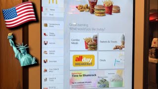 アメリカ マクドナルド 注文方法 How to order at McDonald's in New York City