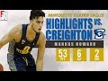 Markus Howard Marquette vs Creighton - Highlights | 1.9.19 | Career-High 53 Points!