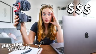 How To Make YouTube Your Full-Time Job // ACTUAL steps to follow & advice from a full-time YouTuber