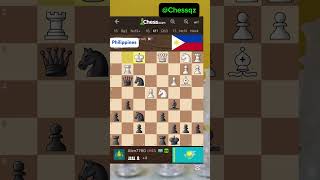 Fast opening castle defense in blitz game. #chess