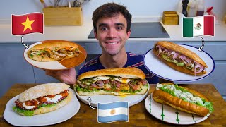 Éstos son los 5 mejores bocadillos del mundo