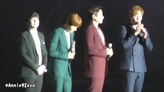 141018 23 Kyuhyun Kangta Shin Hyesung Lee Jihoon 규현 강타 신혜성 이지훈 S talk 멘트 @ SMTOWN in Shanghai