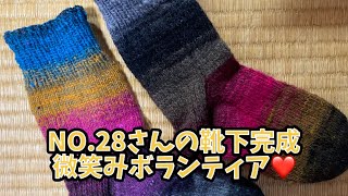 野呂ヤーンの素敵靴下完成したの編みラジオ