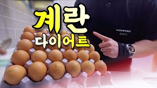 생각보다 힘드네.. 일주일 동안 계란만 먹었습니다