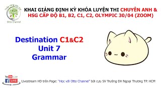 DESTINATION C1&C2 - UNIT 7 (PART F, G, H, I, J)