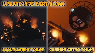 New Scout Astro Toilet and Carrier Astro Toilet Leak in Strange Bathtub War | Roblox