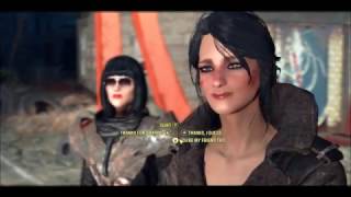 Fallout 4    Flirting with Vault Girl Laura .Fully voiced Companion