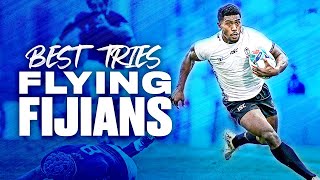 ⚡️ The Flying Fijians 💪 | Top 10 Rugby World Cup Tries