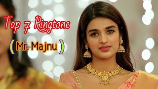 Top 7 Mr. Majnu Lovely Ringtones Bgm || Mr Majnu Background Music(BGM) || S Thaman || Akhil Akkiene