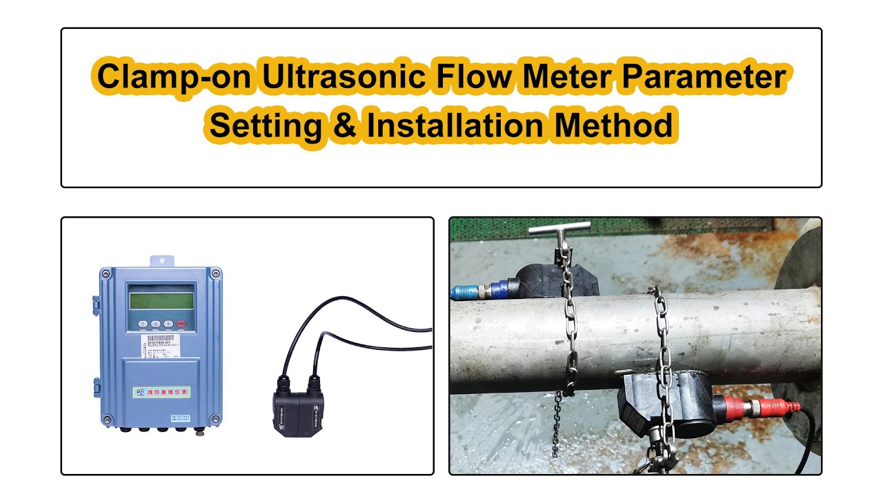 Clamp On Transducers Of Ultrasonic Flow Meters Installation Method ...