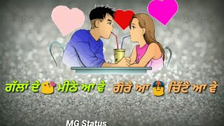 Mithiya Ve WhatsApp Status Raj Ranjodh || New Punjabi Songs || MG STATUS ||