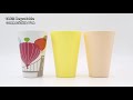 100% biodegradable pla coffee cup and bamboo fiber coffee cup