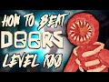 How To Beat Level 100/Boss Fight | Roblox Doors Hotel +